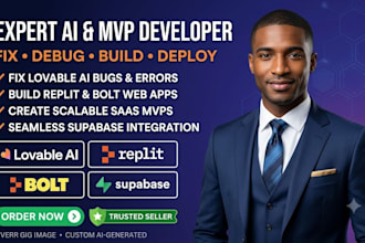 fix debug lovable ai website replit bolt new base44 webapp fix saas mvp supabase