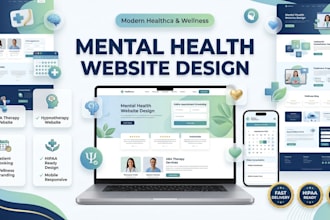 build aba hypnotherapy mental health psychology wellness healthcare spa website