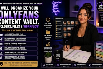 upload and organize onlyfans content vault folders files and workflow
