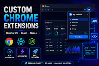 develop a custom chrome extension using manifest v3