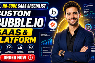 develop custom bubble io saas app or web platform