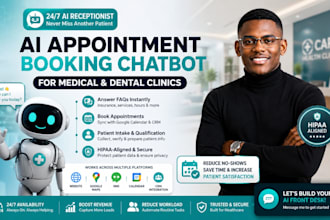 build an ai appointment booking chatbot for medical and dental clinics