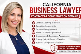 be your california business lawyer on demand for contracts or compliance