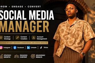 be your professional social media manager and content strategist