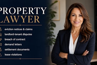 handle eviction, breach of contract, and landlord tenant disputes