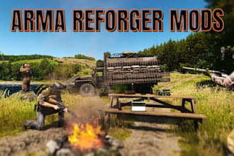create custom armor, weapons, props, and characters for arma reforger mods