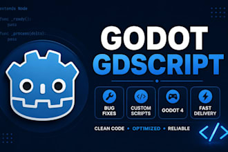 create godot gdscript, fix godot bugs and game scripts