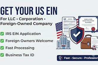l obtain an ein for your US llc, corporation or foreign owned company
