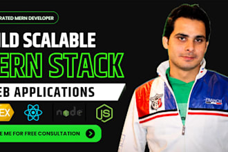 develop web application as mern stack developer