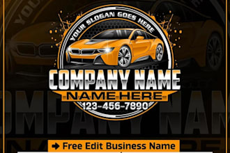create amazing automotive logo design