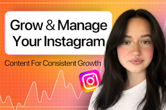 be your instagram manager and content creator
