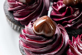 create professional recipe photos for food blogs