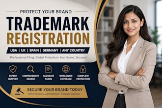 file trademark registration in spain USA UK germany and any country