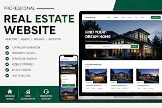 real estate website, realtor website with idx mls integration