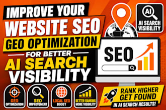 improve your website seo, GEO optimization for better ai search visibility