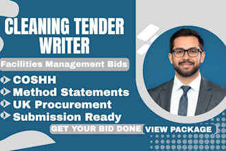 write winning cleaning and facilities management tender bids