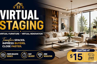do virtual furniture, virtual staging and virtual renovation