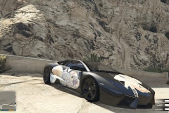 create custom gta v mod, add on car model, anime ped, or sp character mod
