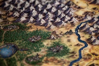 craft a captivating fantasy map for your fictional