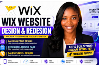 wix website redesign, luxury wix website, wix real estate website, wix med spa