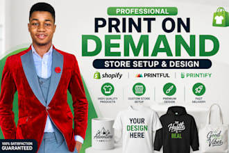 setup shopify print on demand store shopify print on demand printify printful