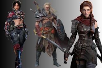 do 3d game character metahuman 3d realistic character modeling for unreal engine