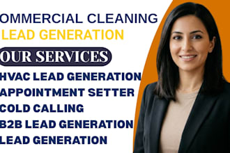 commercial cleaning cold calling hvac lead generation appointment setter