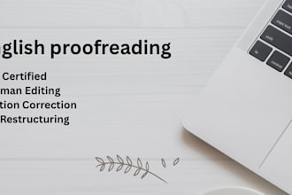 proofread and edit your english essays or paragraphs