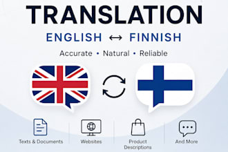 translate english to finnish and vice versa