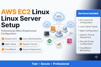 set up and configure AWS ec2 linux server