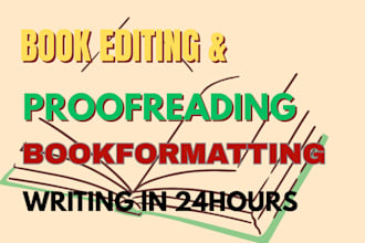provide copyediting and proofreading for your manuscript