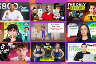 design amazing eye catching youtube thumbnail