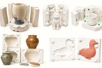 design ceramic molds pottery molds slip casting molds and plaster molds