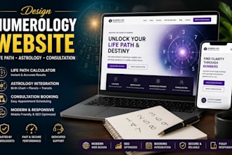 design numerology website life path numerologist with astrology and consultation