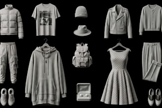 create custom 3d second life mesh models for avatars and clothing accessories