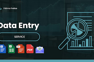 administrative support, data entry, customer service