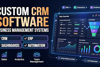 build custom CRM software and business management systems