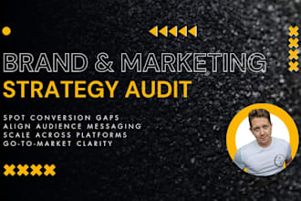 audit your marketing and brand strategy