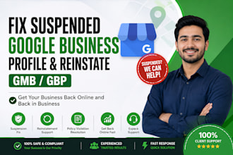 fix suspended google business profile and reinstate gmb gbp