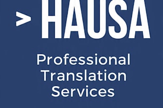 translate english to hausa and hausa to english manually