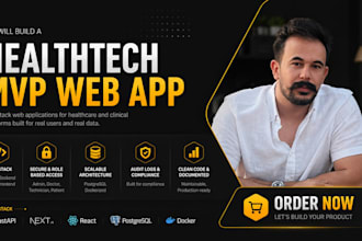 build a healthtech mvp web app