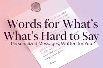 write personalized messages for lifes most important conversations