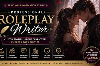 craft an immersive roleplay fantasy based on your unique imagination