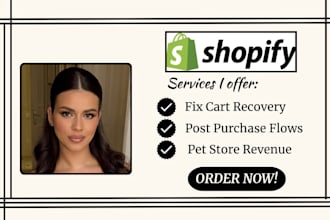 fix shopify cart recovery klaviyo pest stores post purchase