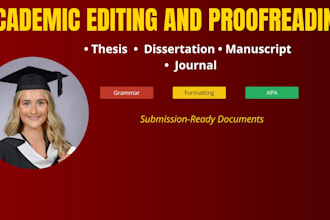 edit and proofread your journal, manuscript and article
