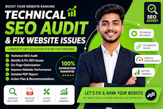 do technical SEO audit and fix website issues