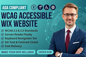 make your wix website ada compliant and wcag accessible