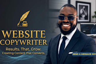 write seo optimized website copy that converts