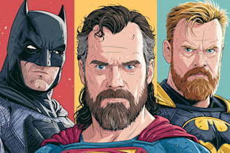 draw comic book illustration, strip comic book