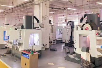 design cnc machine shop, manufacturing plant and factory layout, warehouse in 3d